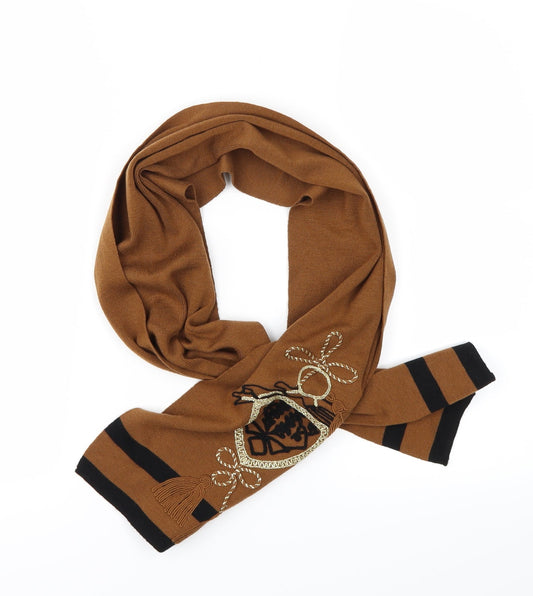 Preworn Womens Brown    Scarf