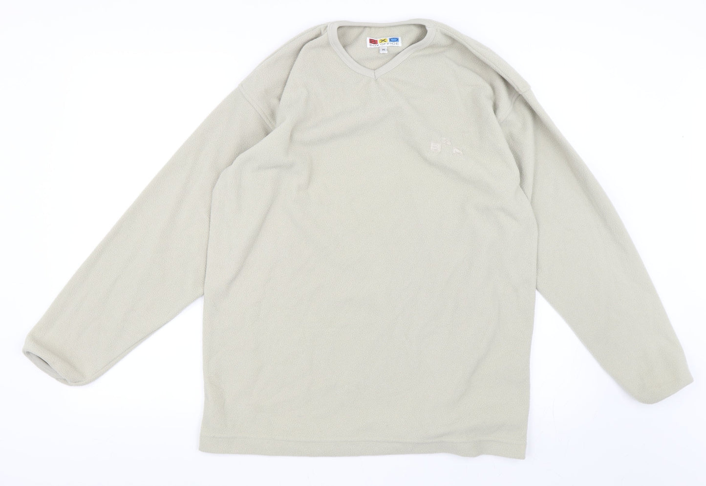 Box Office Womens Beige   Pullover Sweatshirt Size M  - Fleece