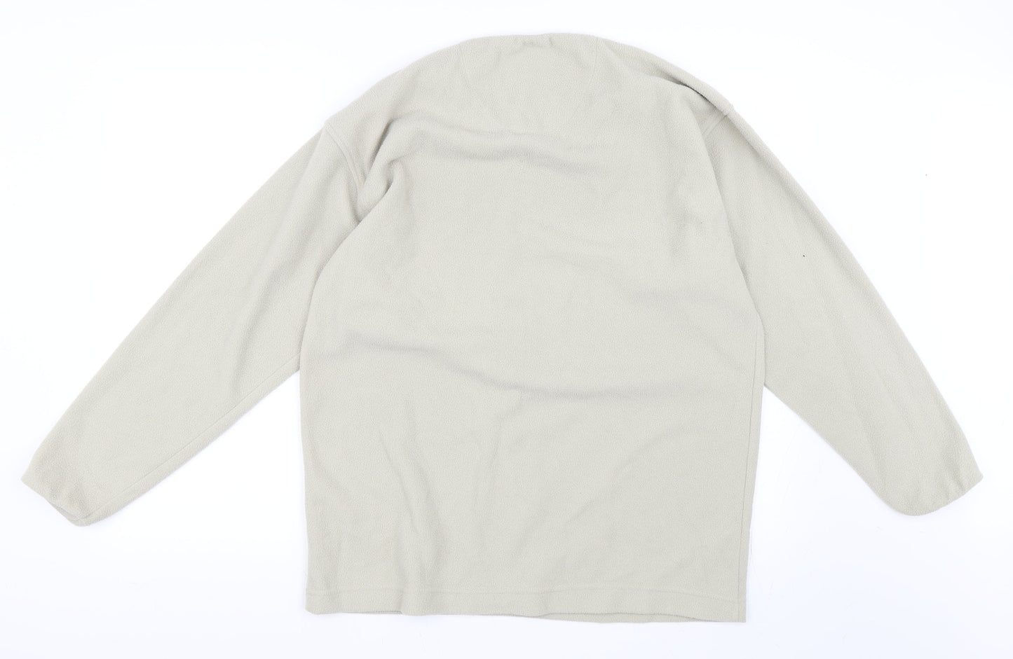 Box Office Womens Beige   Pullover Sweatshirt Size M  - Fleece