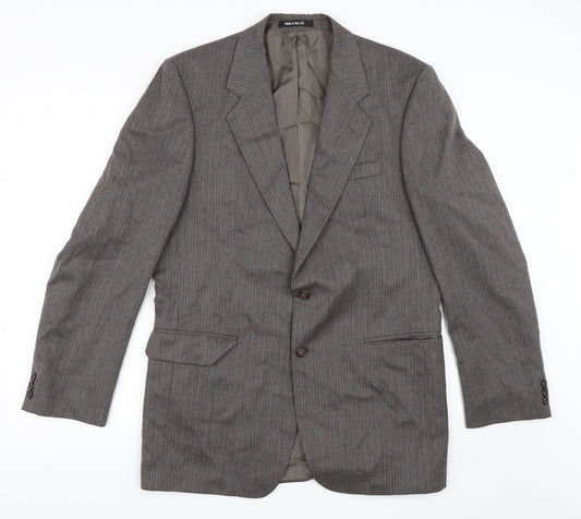 St Michael Mens Brown   Jacket Blazer Size 40