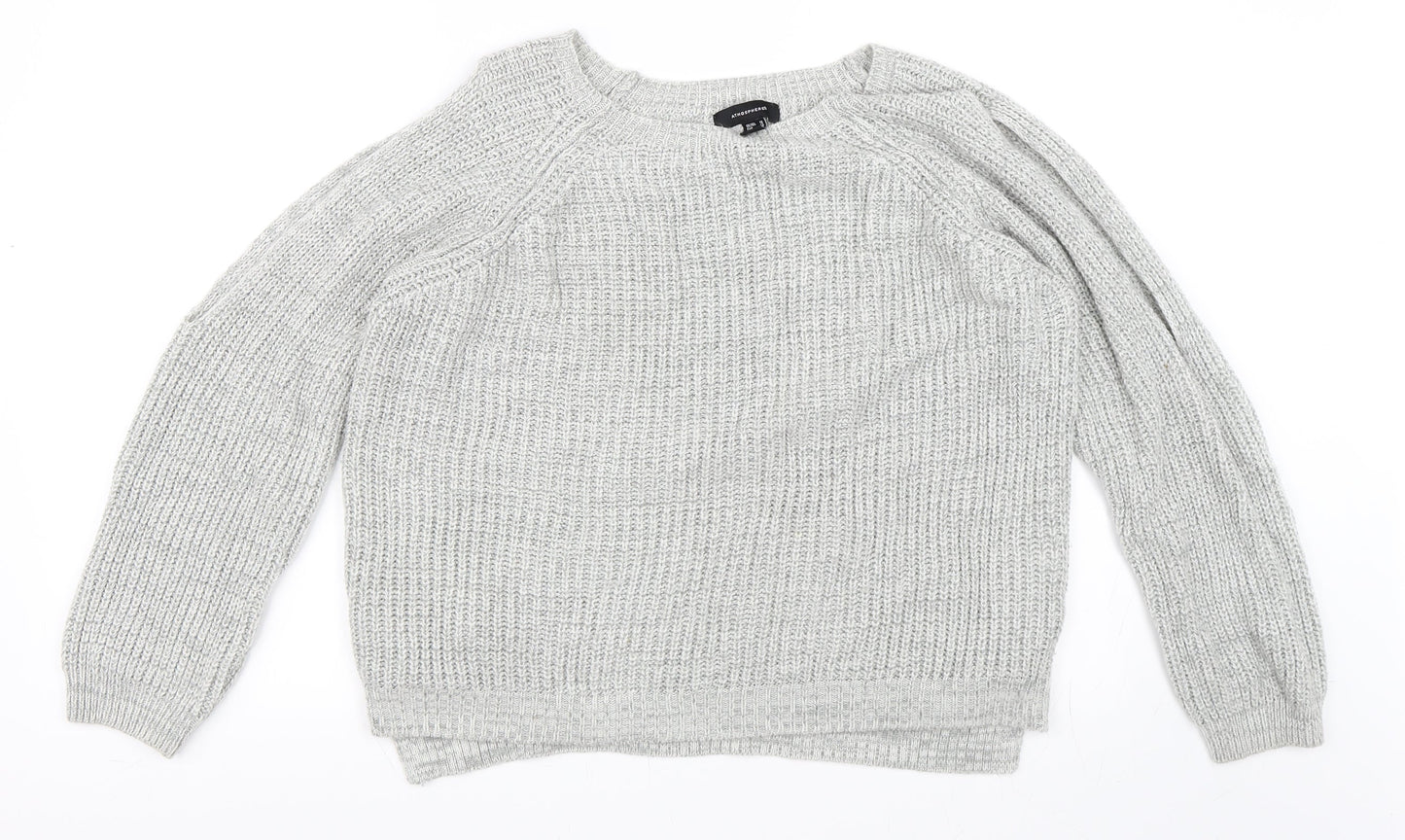 Atmosphere Womens Grey   Pullover Jumper Size 12