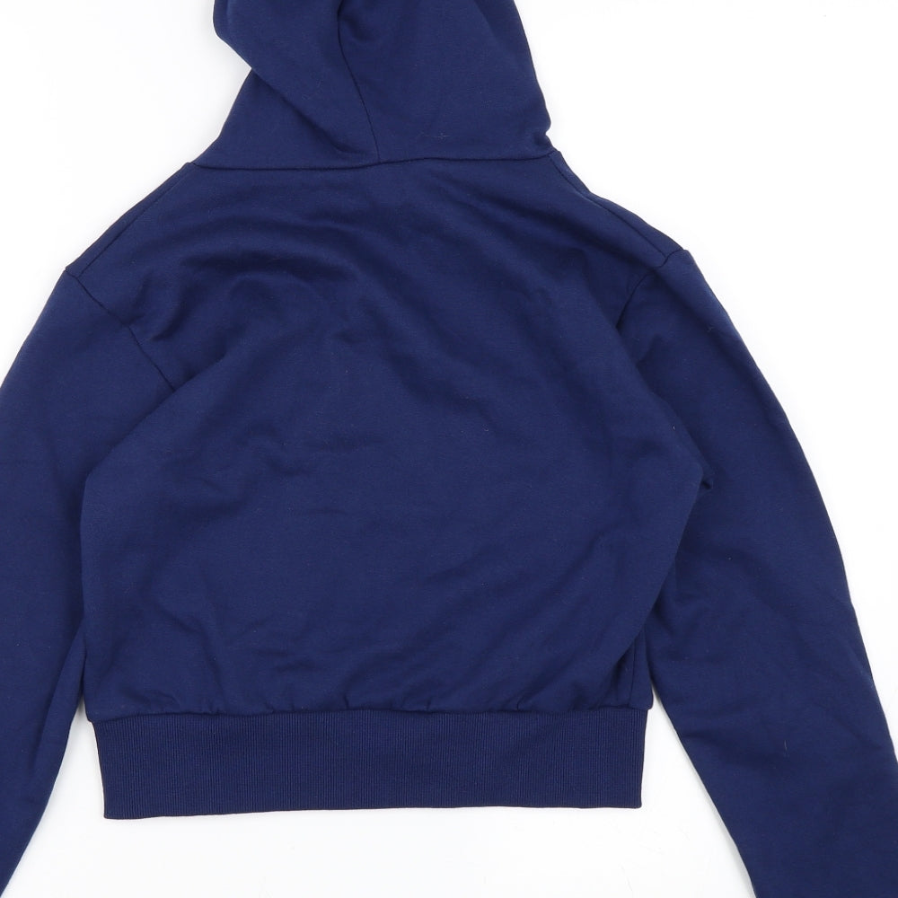 Preworn Girls Blue   Pullover Hoodie Size S