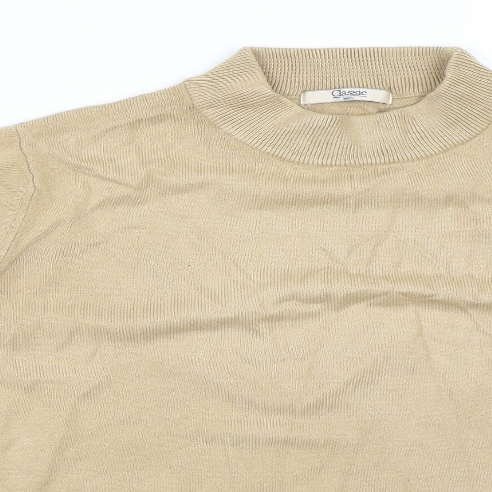 Marks and Spencer Womens Beige   Pullover Jumper Size 14