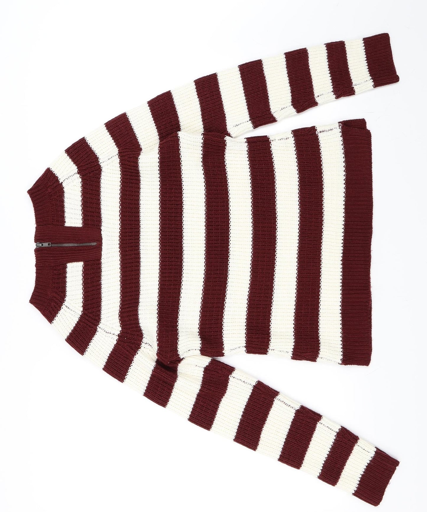 Atmosphere Womens Red Striped  Pullover Jumper Size 12