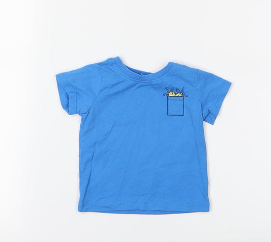 Lupilu Baby Blue   Basic T-Shirt Size 3-6 Months