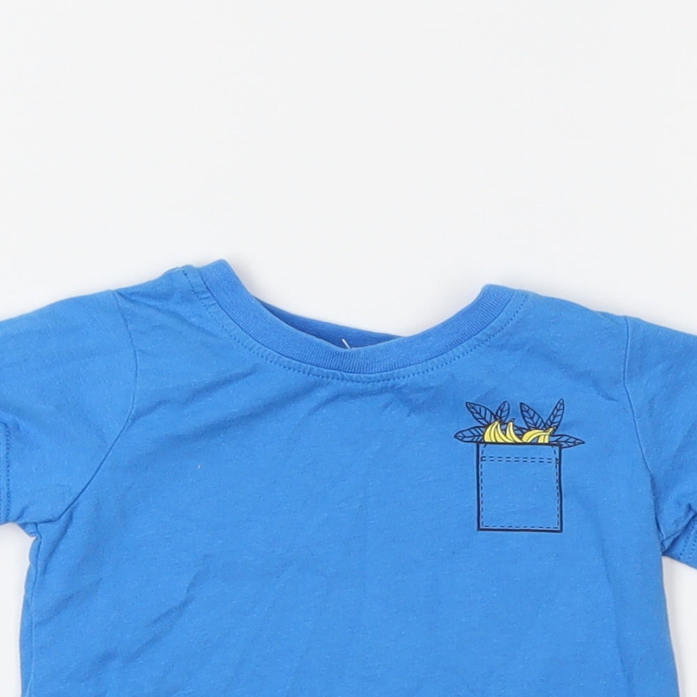 Lupilu Baby Blue   Basic T-Shirt Size 3-6 Months