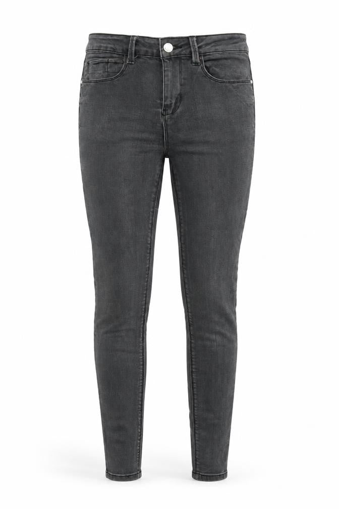 New Look Womens Grey  Denim Skinny Jeans Size 8 L27 in