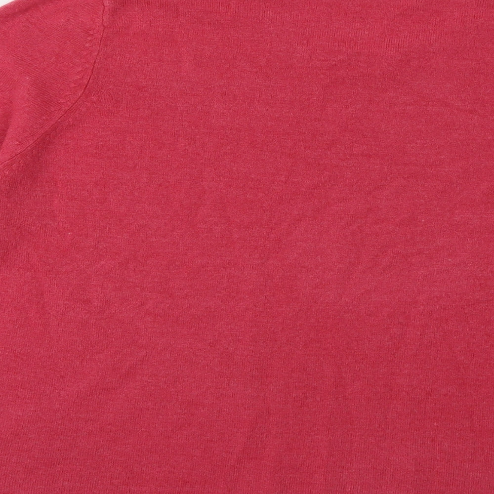 Marks and Spencer Womens Pink  Knit Pullover Jumper Size 14