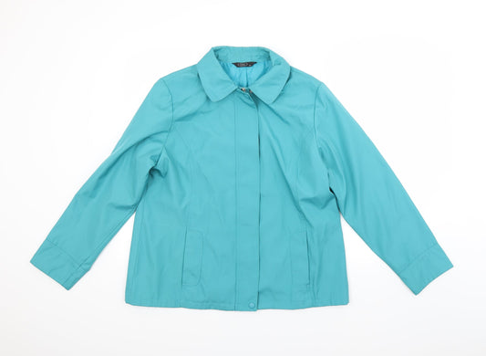 BM Womens Green   Anorak Coat Size M