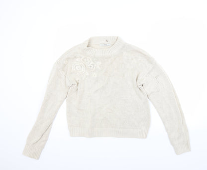 Additional front view of George women’s beige jumper, size S
