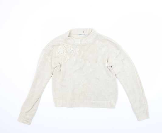 George Womens Beige   Pullover Jumper Size S