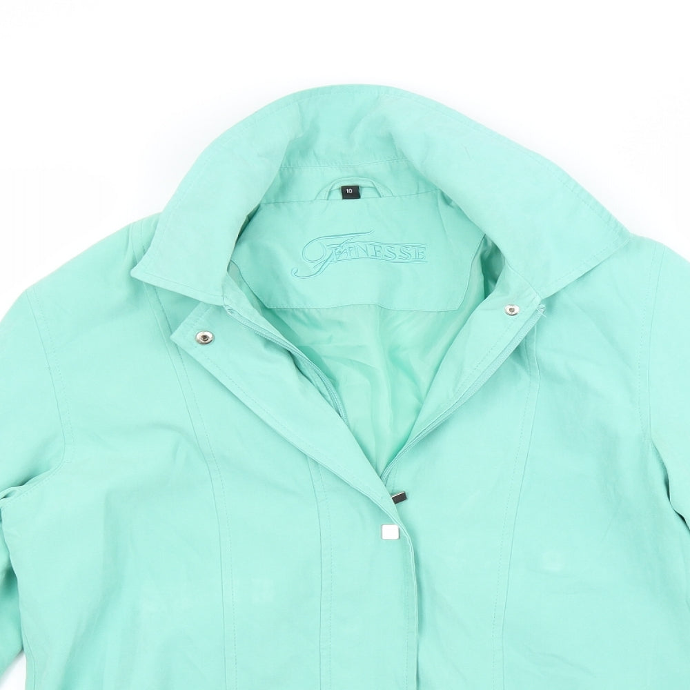 Finesse Womens Green   Jacket Coat Size 10