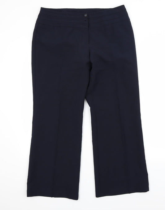 Marks and Spencer Womens Blue   Trousers  Size 16 L27 in