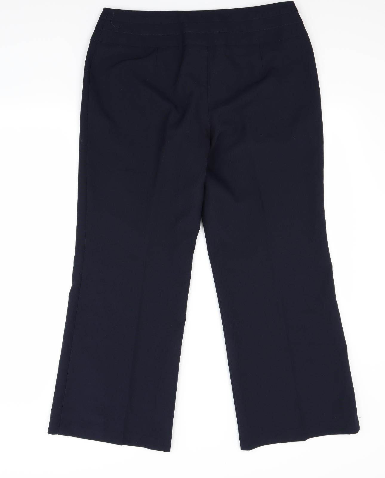Marks and Spencer Womens Blue   Trousers  Size 16 L27 in