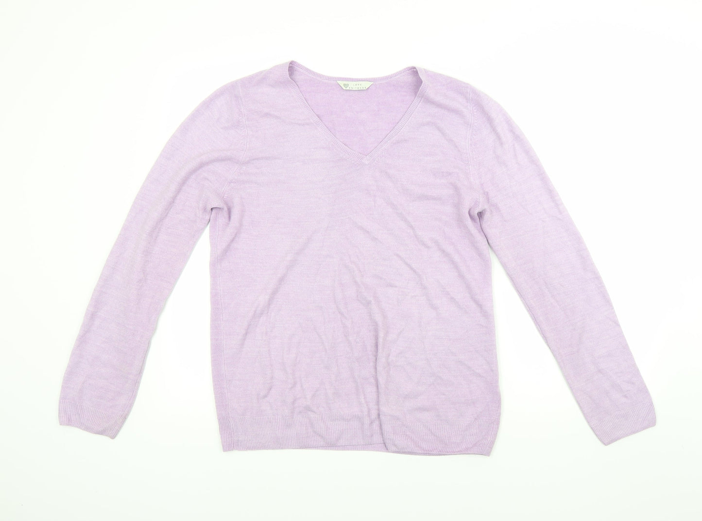 BHS Womens Purple  Rayon Pullover Jumper Size 14
