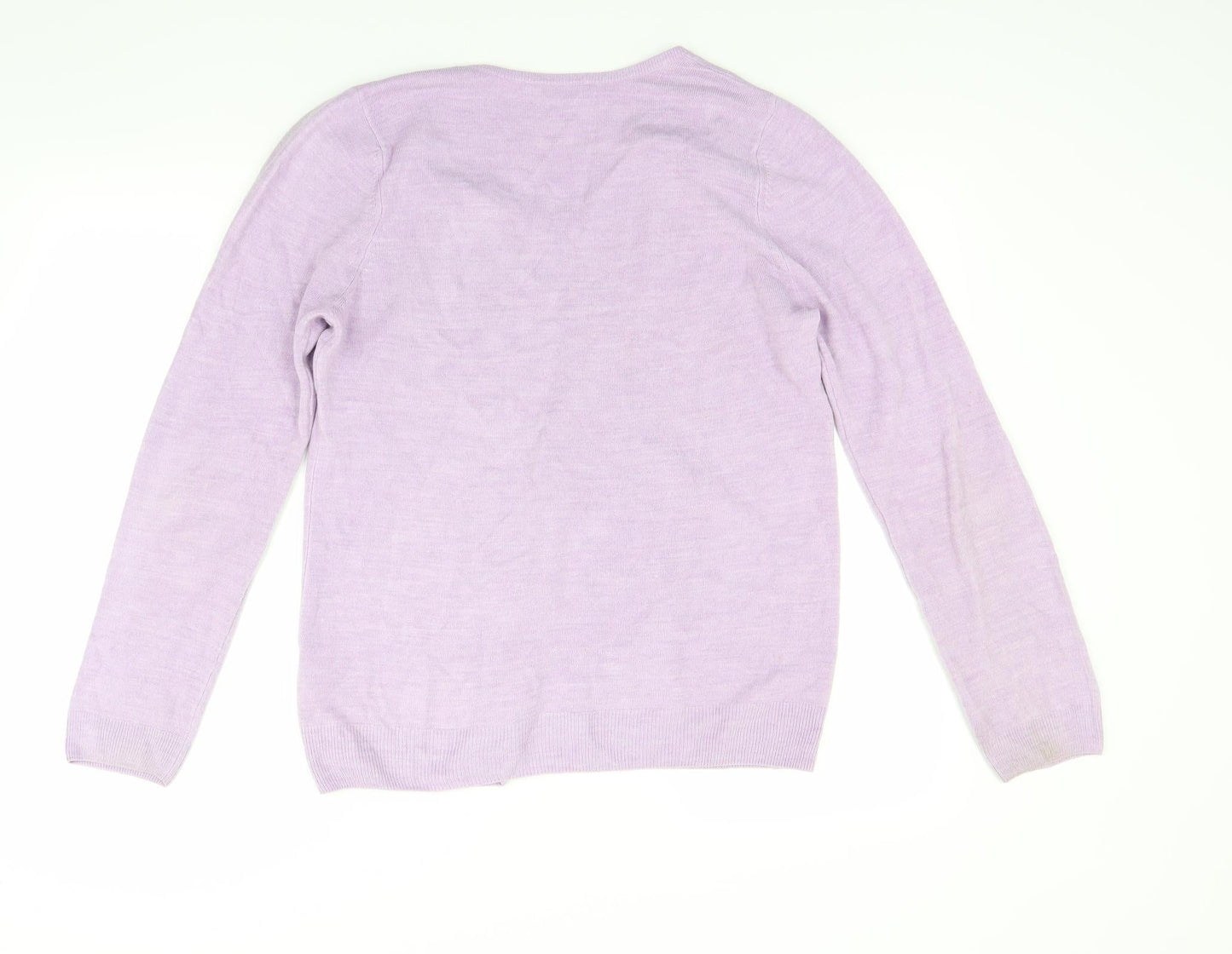 BHS Womens Purple  Rayon Pullover Jumper Size 14