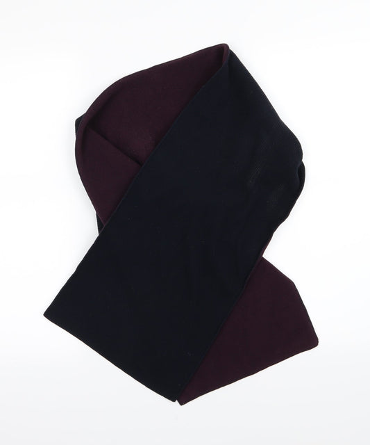 Preworn Mens Blue  Fleece Rectangle Scarf Scarf One Size