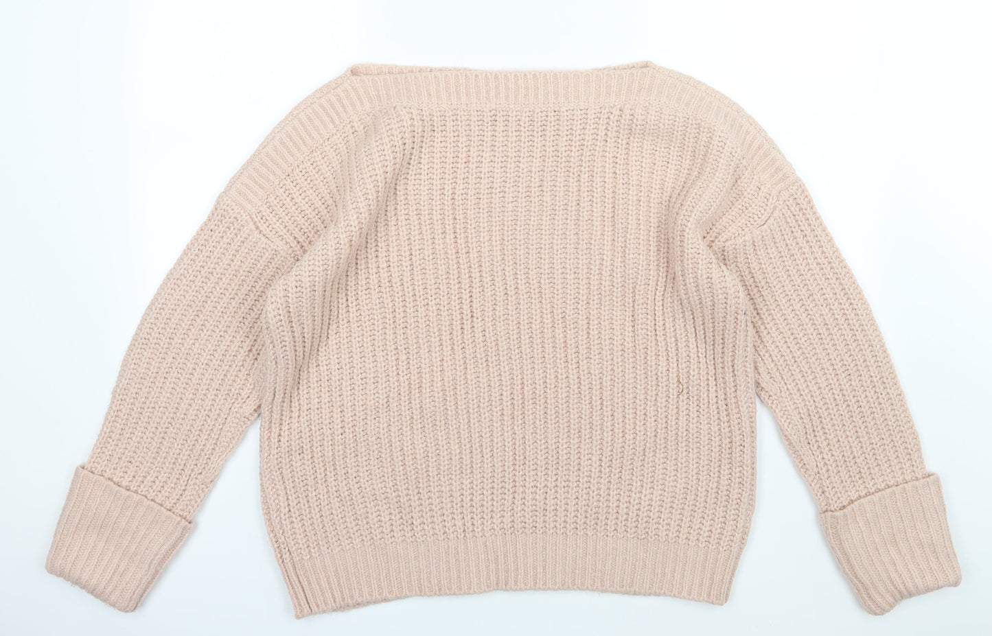 George Womens Pink  Knit Pullover Jumper Size L