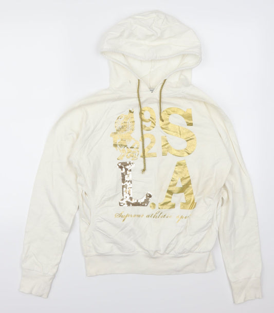Select Womens White   Pullover Hoodie Size S  - LA