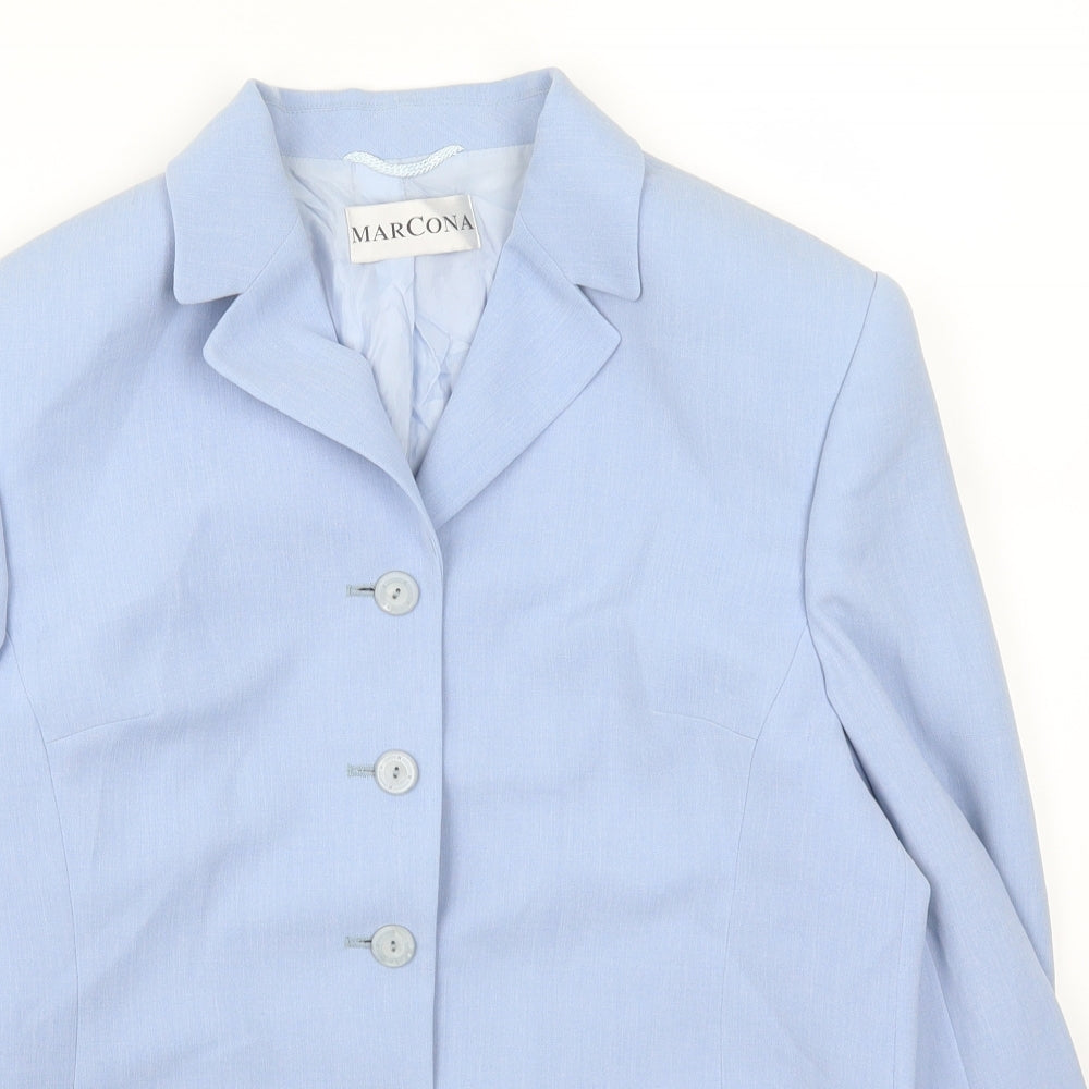 Marcona Womens Blue   Jacket Suit Jacket Size 12