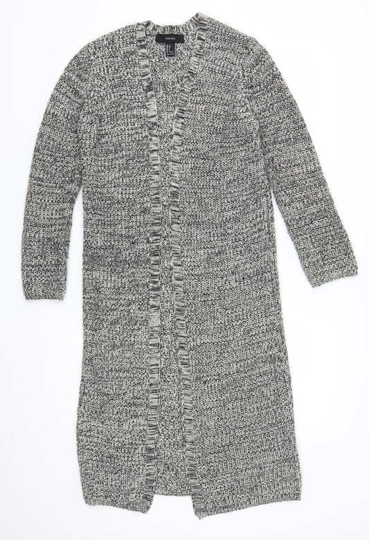 FOREVER 21 Womens Grey   Cardigan Jumper Size S
