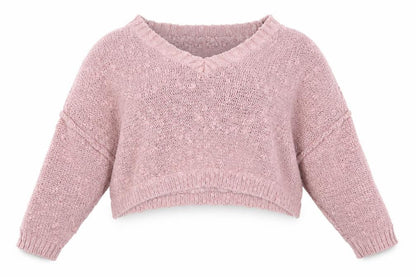 Front view of Next women’s pink jumper, size UK 12