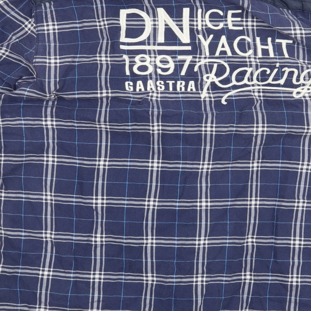 Gaastra Mens Blue Check   Button-Up Size L