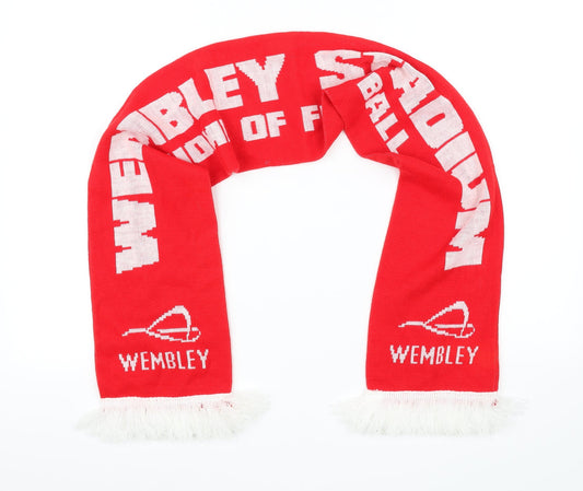 wembely home of football  Red   Scarf  Size Regular