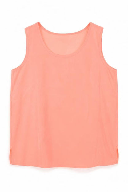 Front view of Classics women’s pink basic blouse, size UK 12