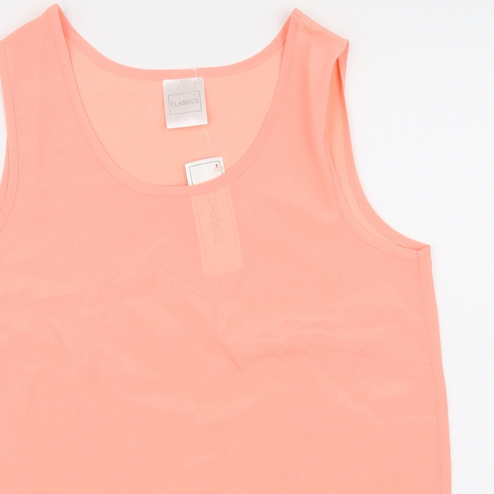 Classic Womens Pink   Basic Blouse Size 12