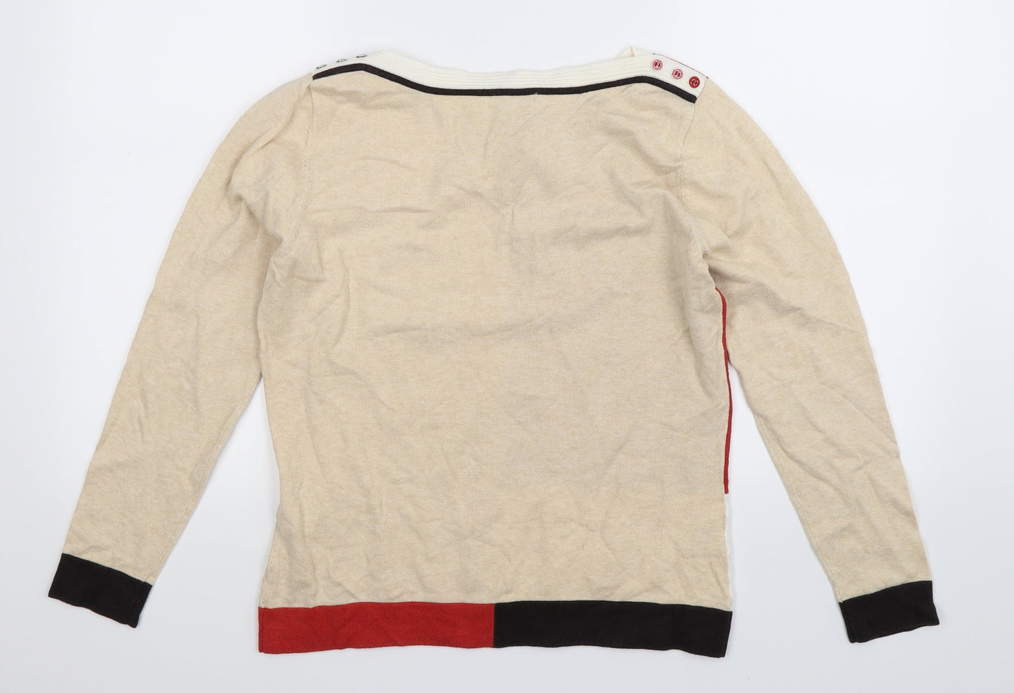 CC Womens Multicoloured  Knit Pullover Jumper Size S