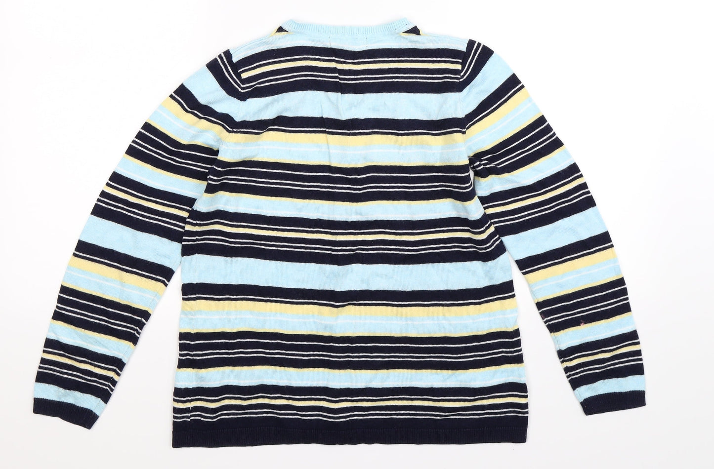 Bonmarché Womens Multicoloured Striped Knit Cardigan Jumper Size XS