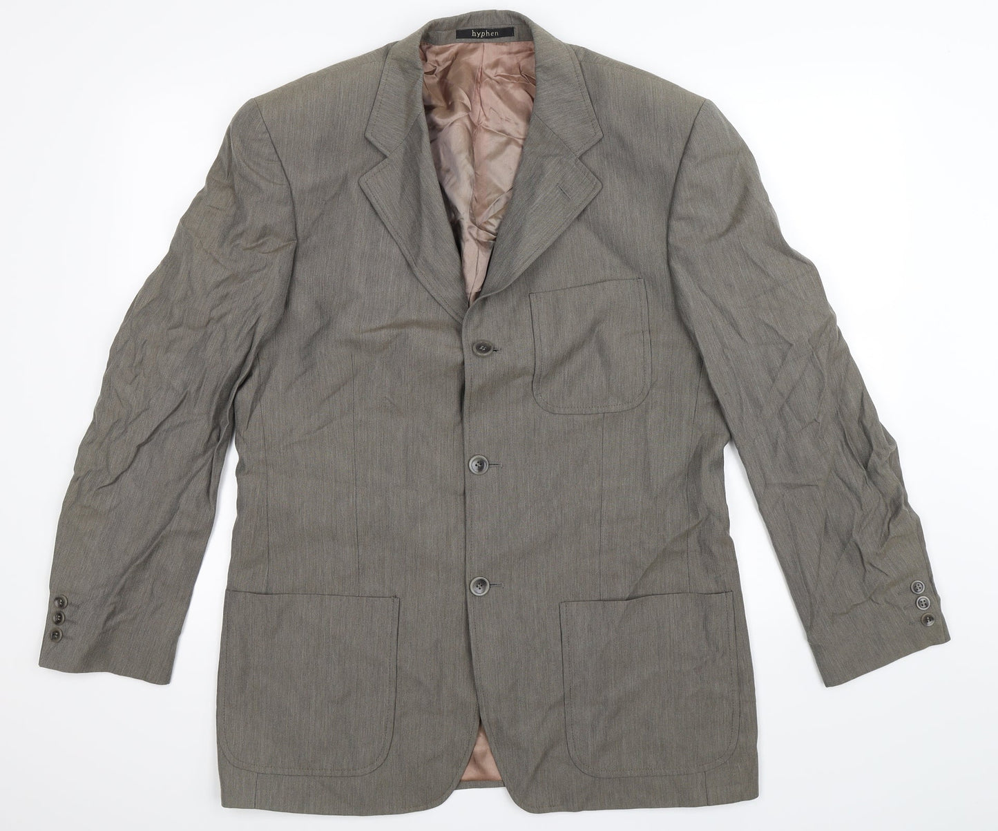 Hyphen Mens Grey   Jacket Suit Jacket Size 40