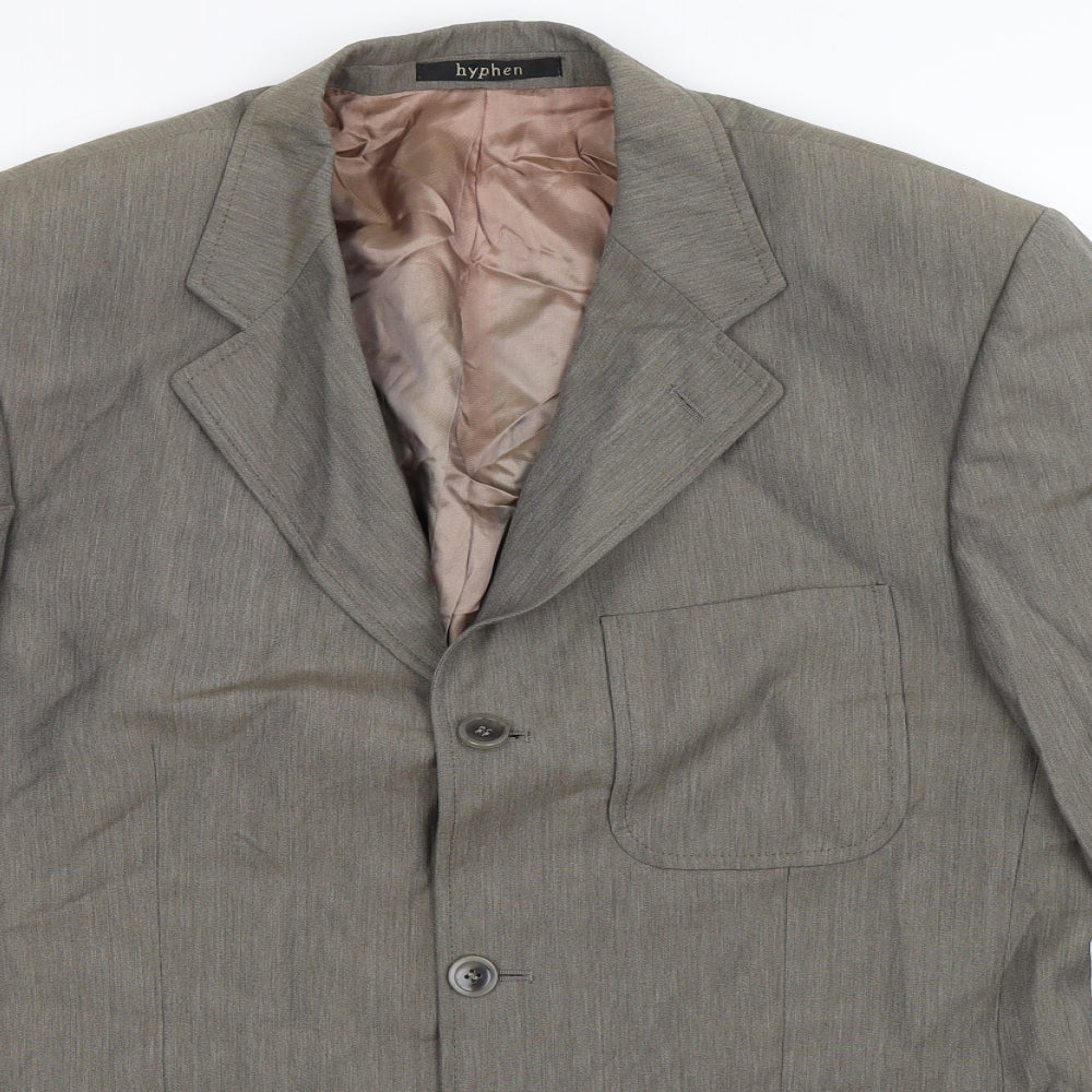 Hyphen Mens Grey   Jacket Suit Jacket Size 40