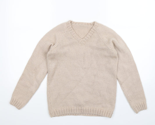 Preworn Womens Grey  Knit Pullover Jumper Size 8