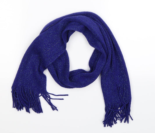 Preworn Womens Blue  Knit  Scarf