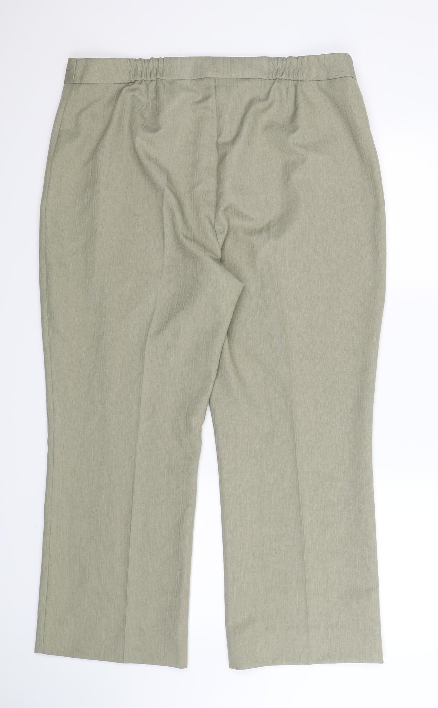 Marks and Spencer Womens Green   Trousers  Size 18 L28 in