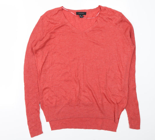 Primark Womens Orange   Pullover Jumper Size 14