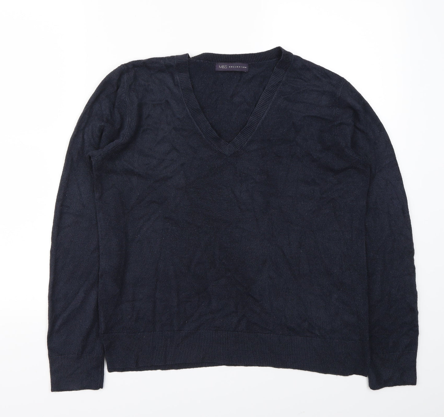 Marks and Spencer Womens Blue   Pullover Jumper Size 14