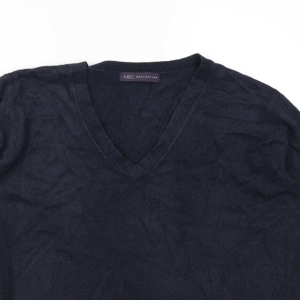 Marks and Spencer Womens Blue   Pullover Jumper Size 14