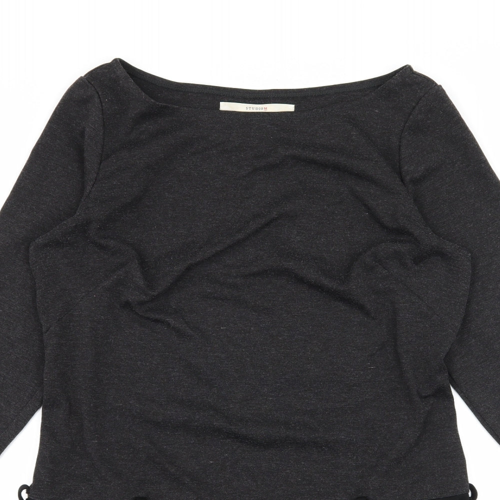 Studio M Womens Red  Jersey A-Line  Size M
