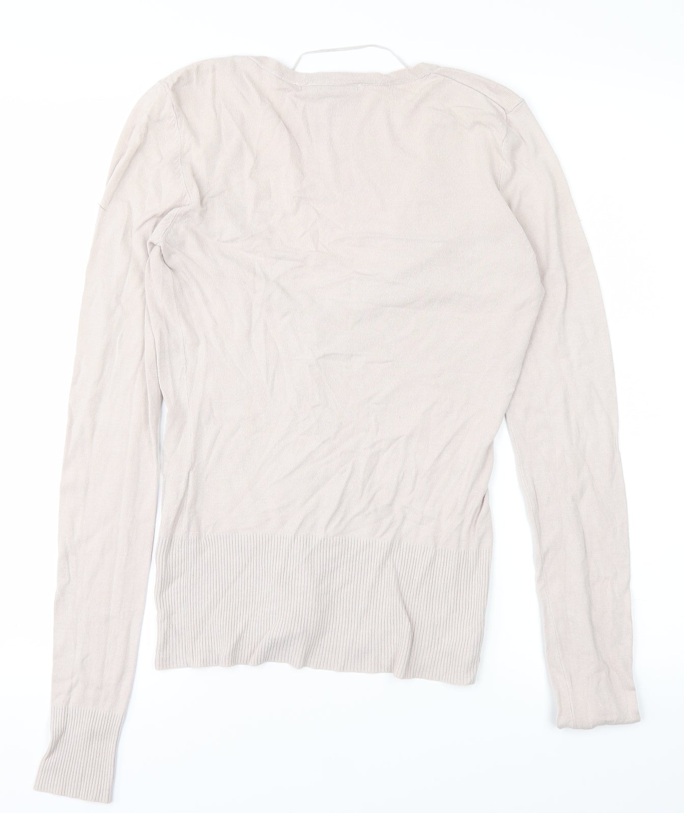 H&M Womens Grey   Basic Blouse Size 6