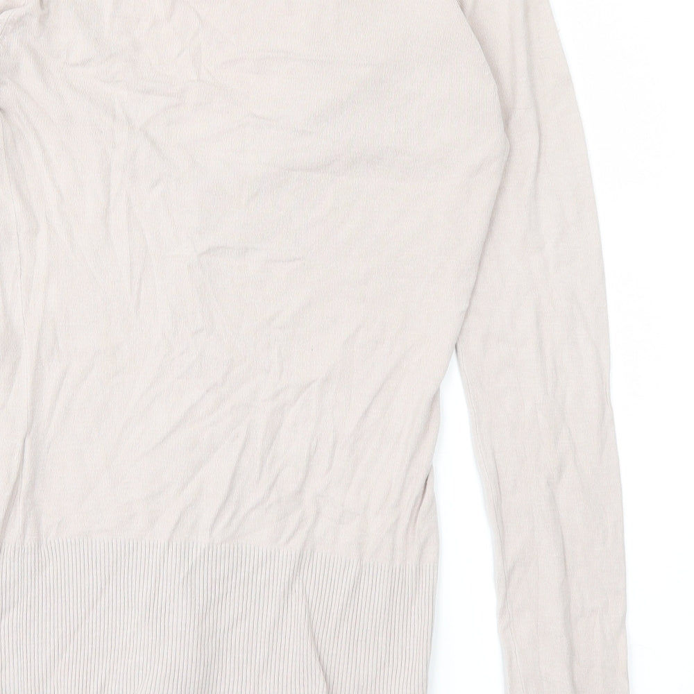 H&M Womens Grey   Basic Blouse Size 6