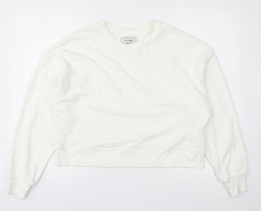 Pull&Bear Womens White   Pullover Jumper Size M
