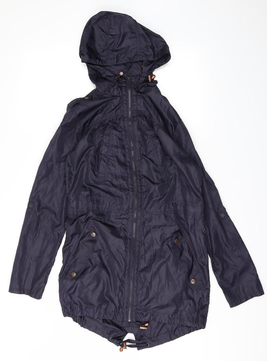 New Look Womens Purple   Windbreaker Coat Size 10