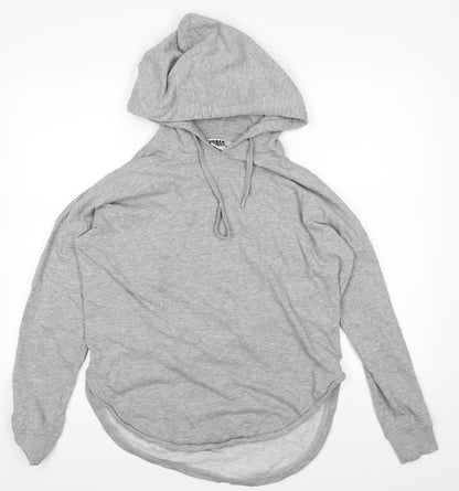 Additional front view of Urban Classics women’s grey pullover hoodie, size S