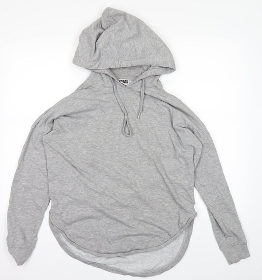 Urban Classics Womens Grey   Pullover Hoodie Size S