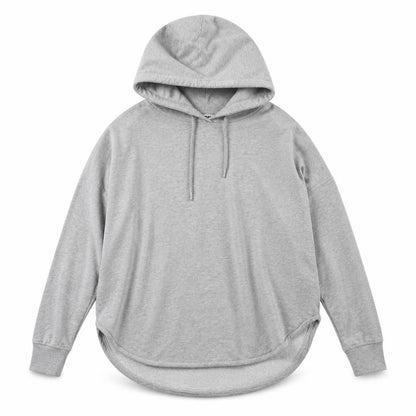Front view of Urban Classics women’s grey pullover hoodie, size S