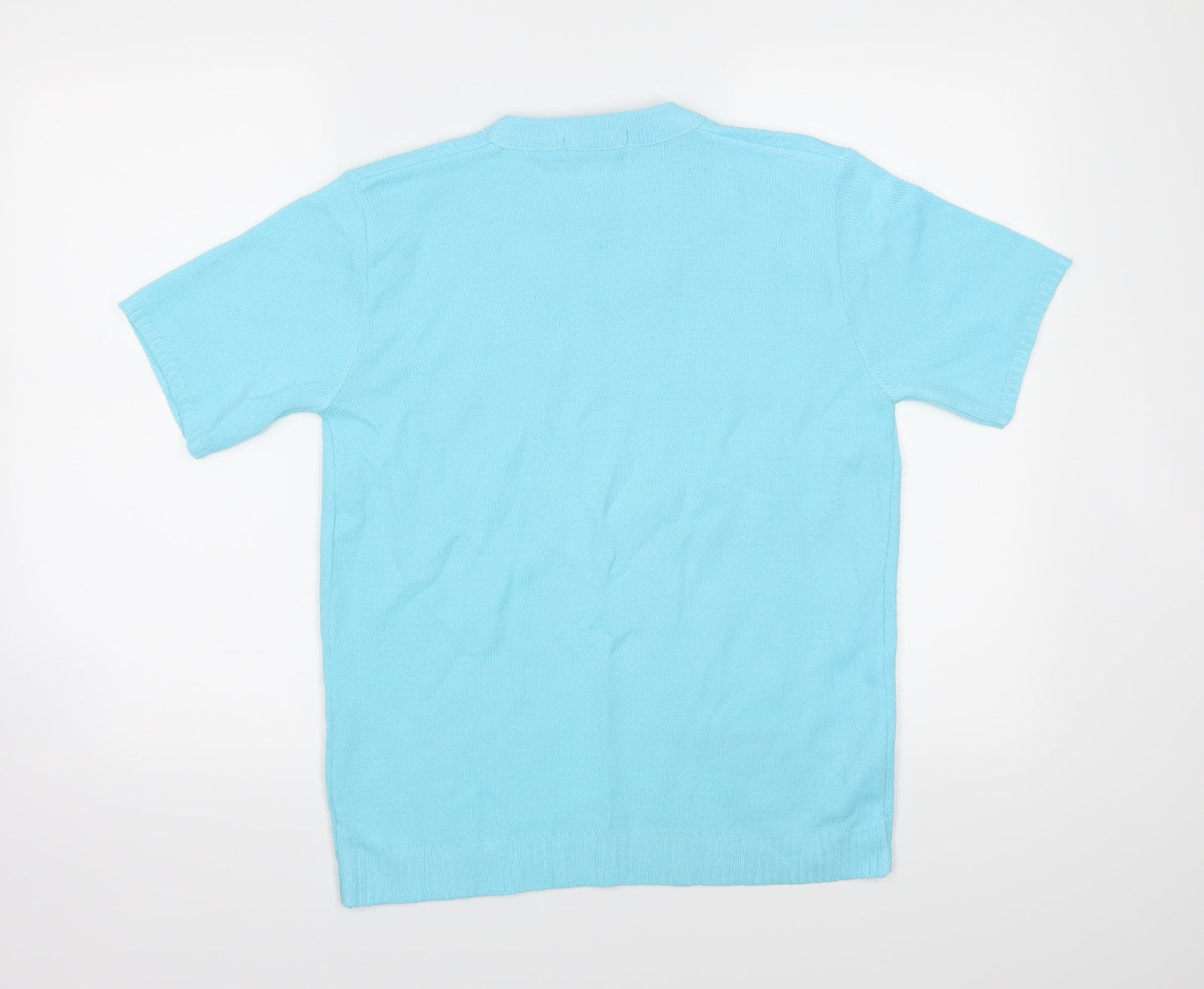 Pure & Natural Womens Blue   Basic T-Shirt Size M