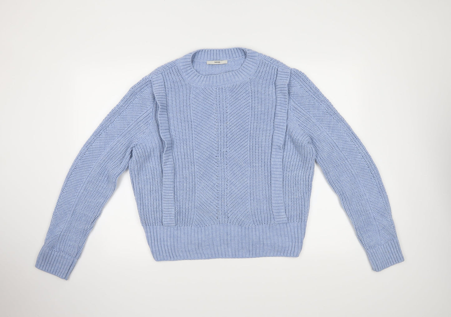George Womens Blue   Pullover Jumper Size L